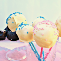 lollipops de tarta de queso
